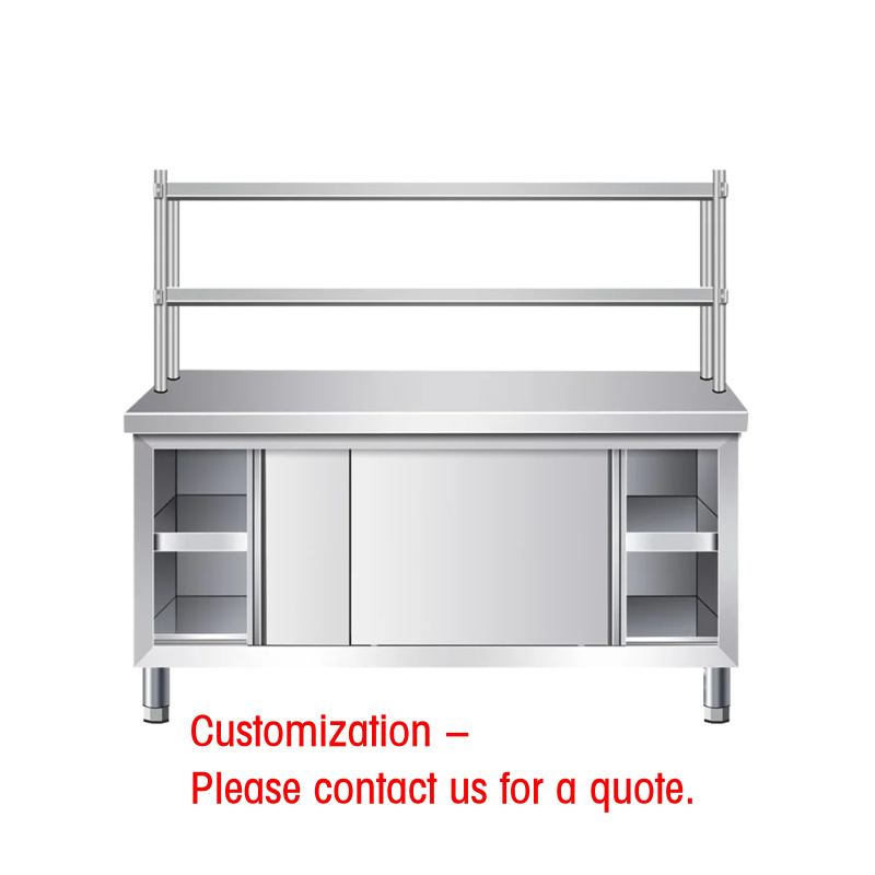 Commercial Kitchen Worktops - custom.-standing Stainless Steel Restaurant Work Table