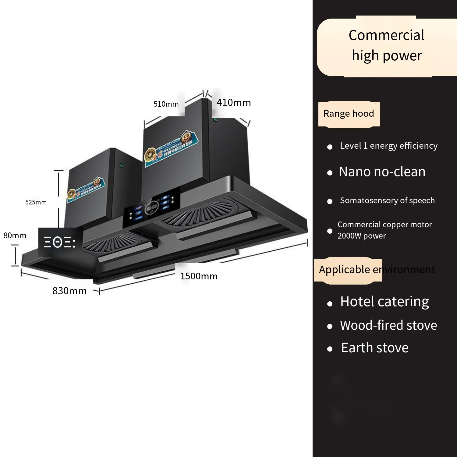 -for OEM  Hood Household Comme - Range Commercial Kitchen review and price