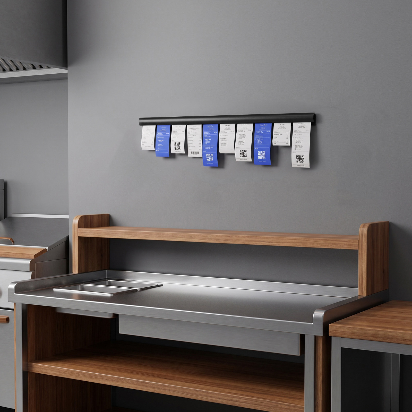 Black Sliding Check Rack Ticke - Commercial Kitchen Rack review and price