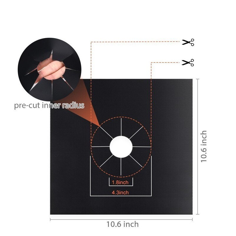 4 Piece Gas Stove Protector Co - Commercial Kitchen Hood Installation review and price