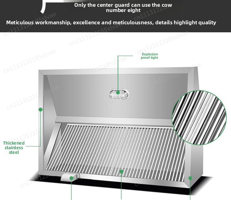 Thickened Stainless Steel Fume - Range Commercial Kitchen review and price