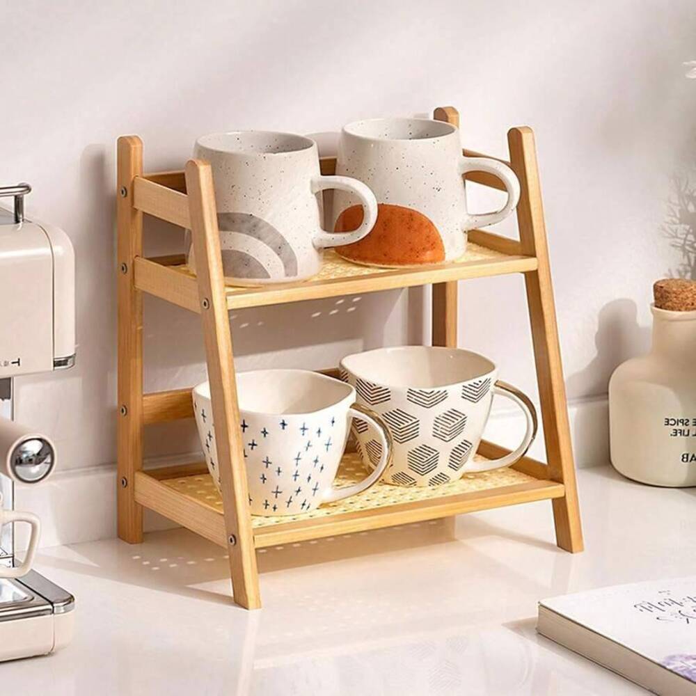 2-Tier Bamboo Countertop Stora - Commercial Kitchen Rack review and price