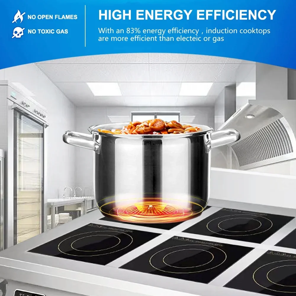 4 Burner Flat Industrial Comme - Range Commercial Kitchen review and price