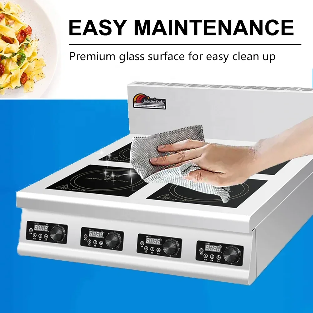 4 Burner Flat Industrial Comme - Range Commercial Kitchen review and price