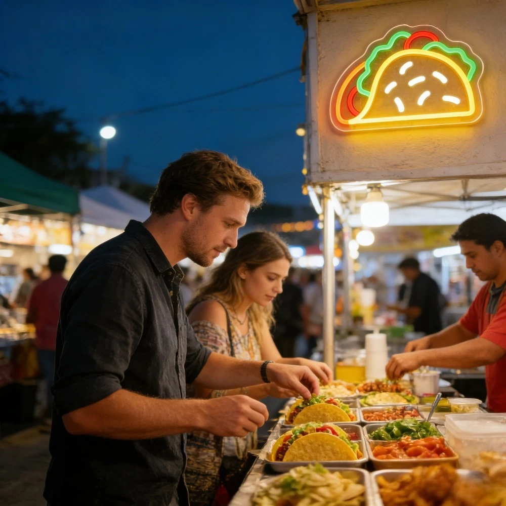 Taco Neon Sign LED USB Dimmabl - Commercial Kitchen Light review and price