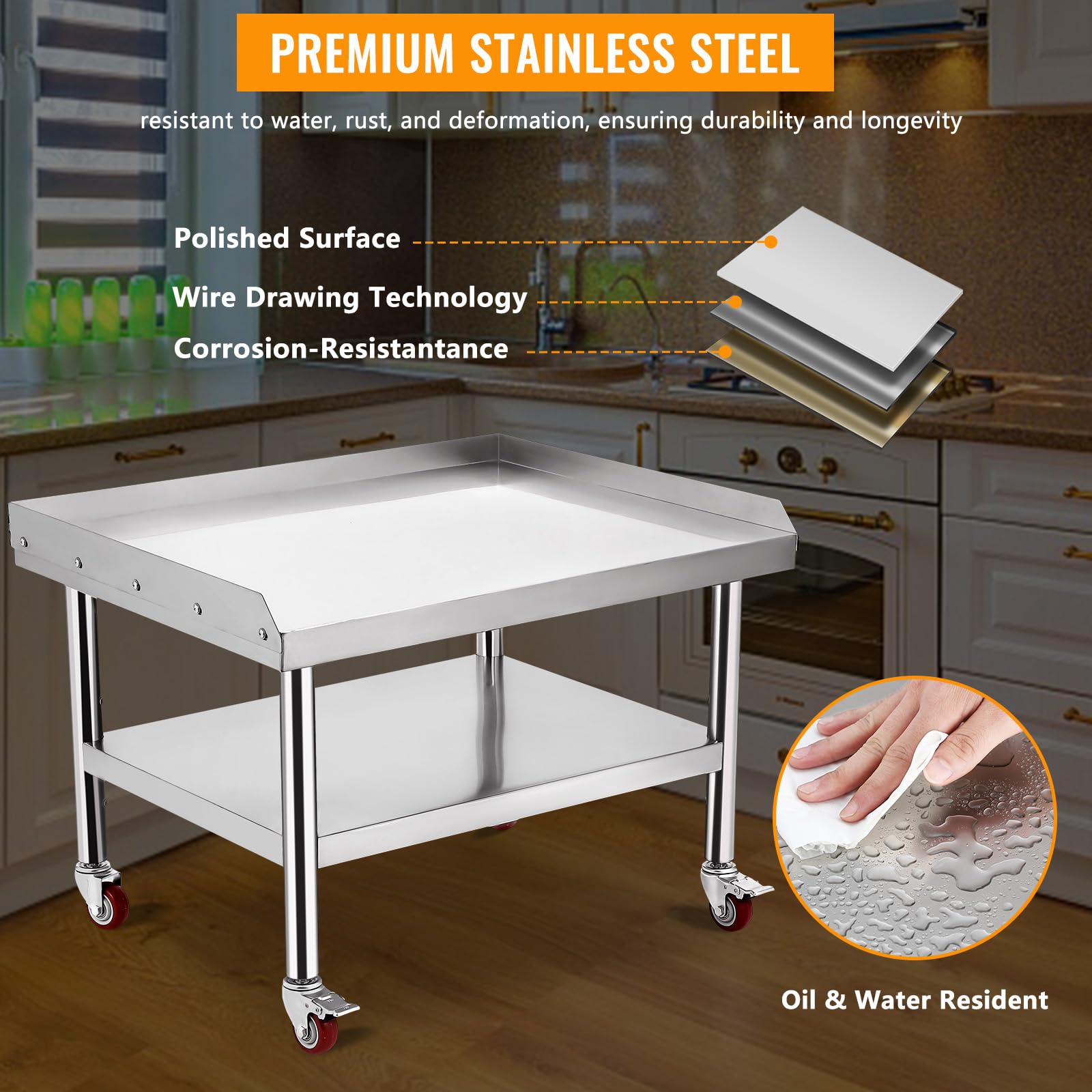Stainless Steel Equipment Gril - Commercial Kitchen Worktops review and price
