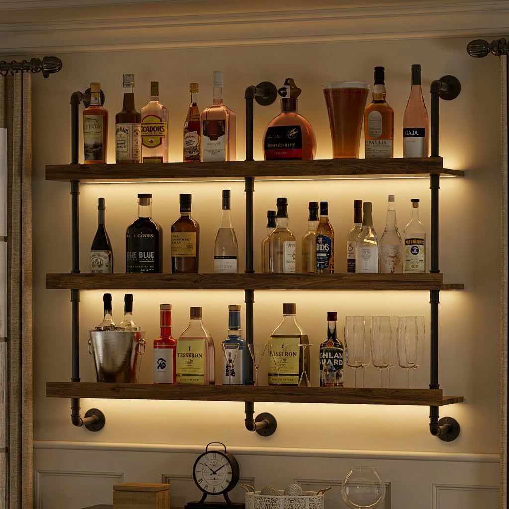 Wall Mounted Wine Rack With LE - Commercial Kitchen Rack review and price