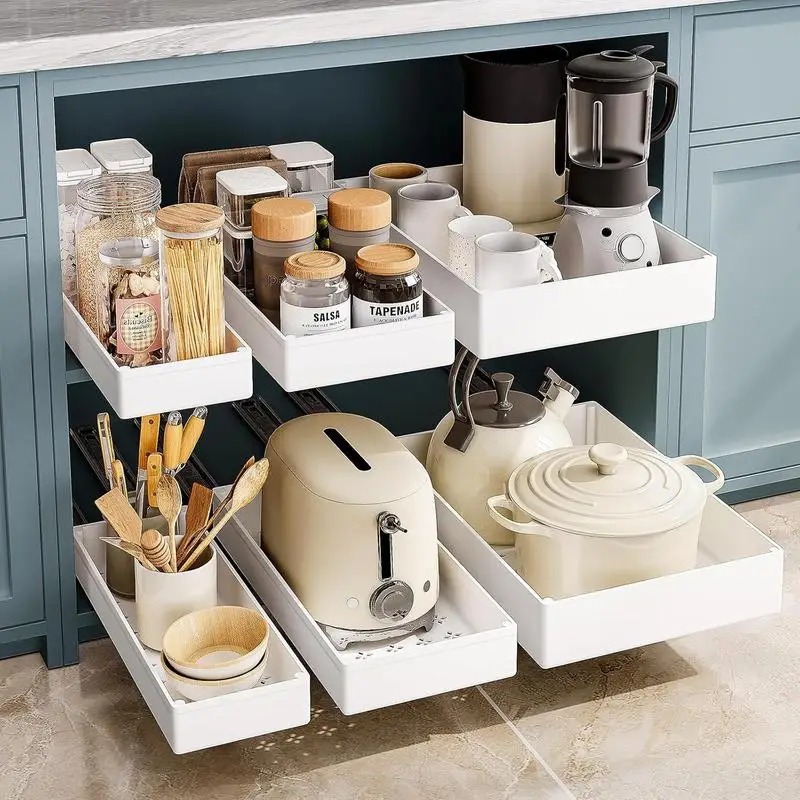 1-2pcs Kitchen Organizer Pull  - Commercial Kitchen Swing Door review and price