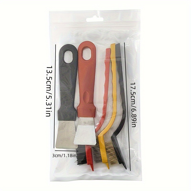 5-Piece Kitchen Cleaning Brush - Commercial Kitchen Hood Installation review and price