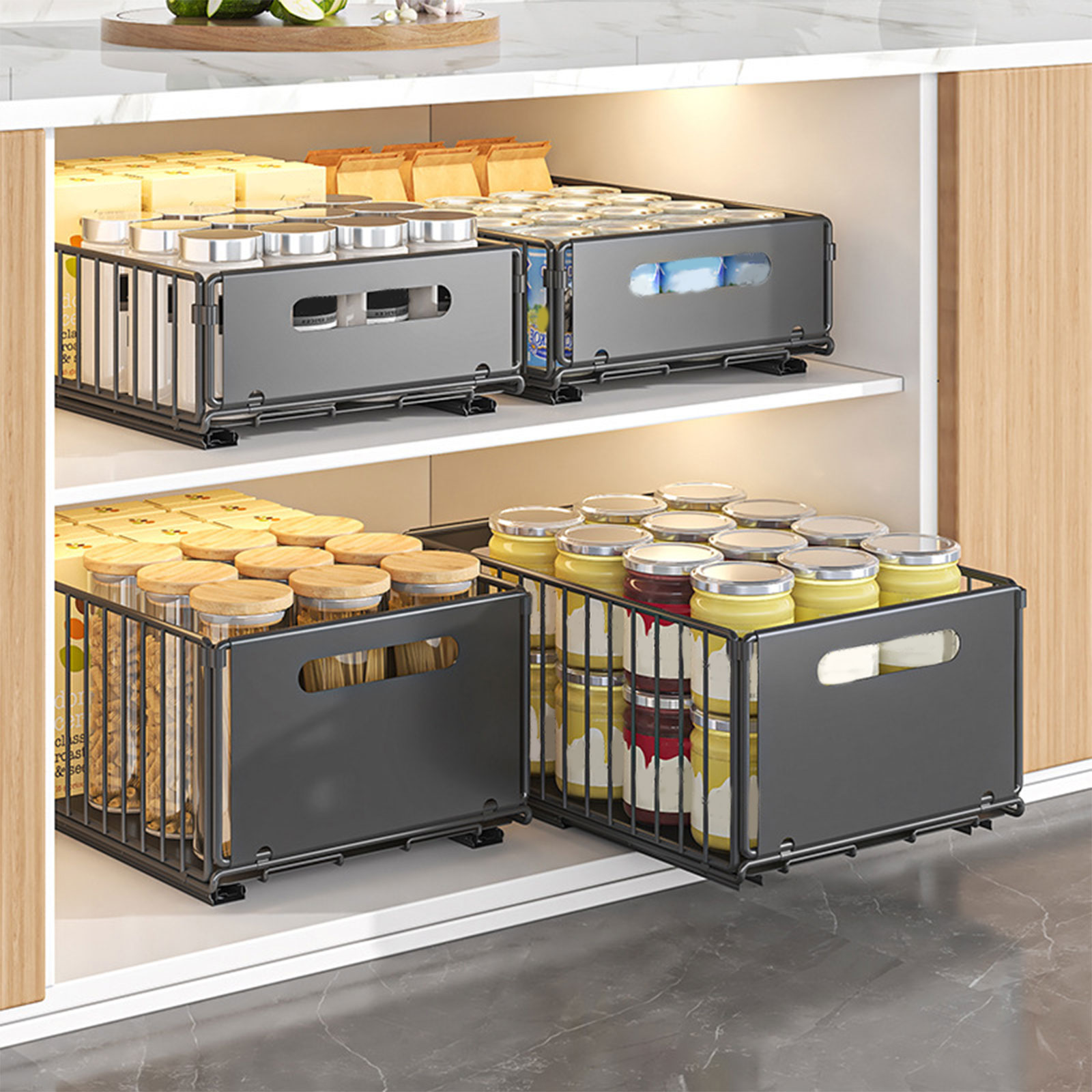 Pull Out Kitchen Storage Rack  - Commercial Kitchen Swing Door review and price