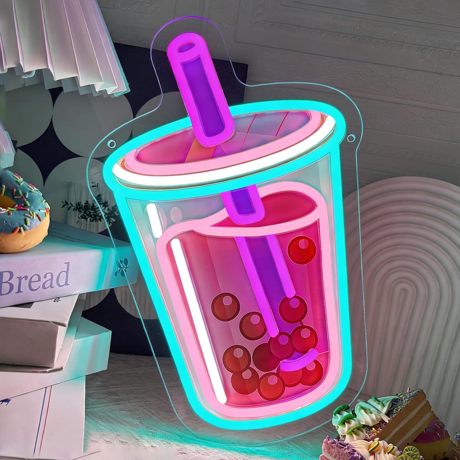 Bubble Tea Neon Sign USB Power - Commercial Kitchen Light review and price